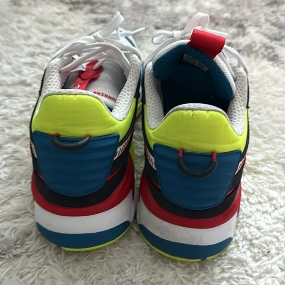 PUMA RS-X Goods White Black Red Green Athletic Shoes Men size 11 - Picture 4 of 8